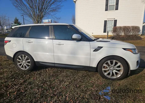 2016 Land Rover Range Rover Sport Hse из США, поврежденный, VIN SALWR2PF4GA12028